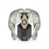 Philipp Plein herenhorloge PWPMA0324 43mm zwarte skeletwijzerplaat siliconen band