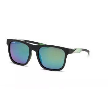 Philipp Plein Sport herenzonnebril SSP010-56U28Z - zwart acetaat montuur, grijze polycarbonaatglazen, 56/19/135 mm