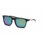 Philipp Plein Sport herenzonnebril SSP010-56U28Z - zwart acetaat montuur, grijze polycarbonaatglazen, 56/19/135 mm