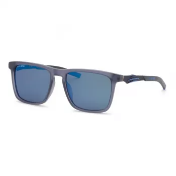 Philipp Plein Sport heren zonnebril SSP038-57UA1P - zwart montuur, grijze gepolariseerde glazen, 57/18/145 mm