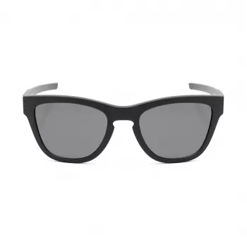 Philipp Plein Sport SSP008-54U28P heren gepolariseerde rechthoekige zonnebril, zwart/grijs, 54/18/135 mm