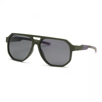 PHILIPP PLEIN SPORT SSP014-61J97P herenzonnebril - zwart montuur, grijze gepolariseerde glazen, 61/15/135 mm