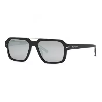 Philipp Plein Sport SSP036-577EPP heren rechthoek zonnebril zwart/grijs 57mm