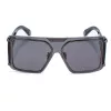 Philipp Plein SPP096M990I86 Heren zonnebril Pilot Aviator Metaal Zwart Grijs Verloop UV400 99mm