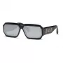 PHILIPP PLEIN SPP150-670700 heren zonnebril, zwart acetaat montuur, donkergrijze glazen, 67/11/145 mm