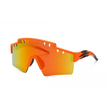 Philipp Plein SSP001-99B55A heren zonnebril shield zwart montuur grijze glazen 99/0/130 mm