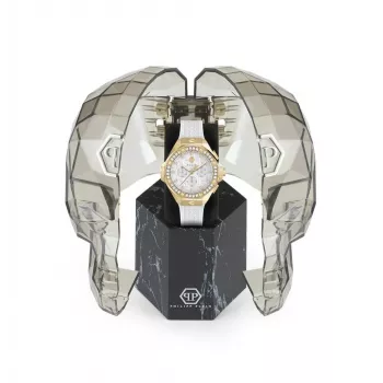 Philipp Plein The $keleton automatisch herenhorloge PWPSA0624 42mm zwart silicone