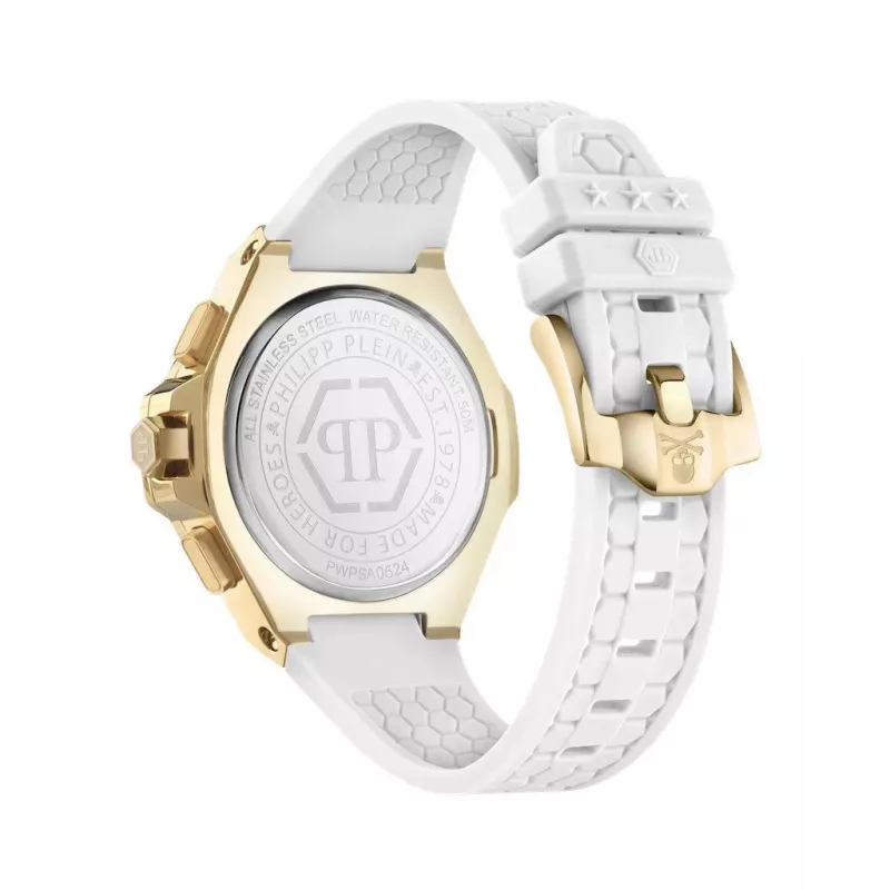 Philipp Plein The $keleton automatisch herenhorloge PWPSA0624 42mm zwart silicone