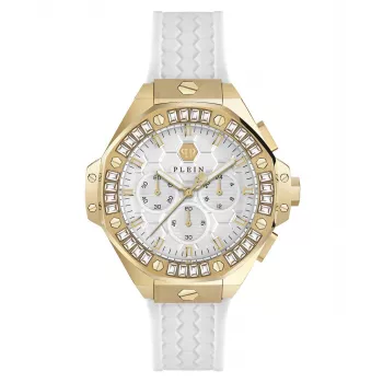Philipp Plein The $keleton automatisch herenhorloge PWPSA0624 42mm zwart silicone