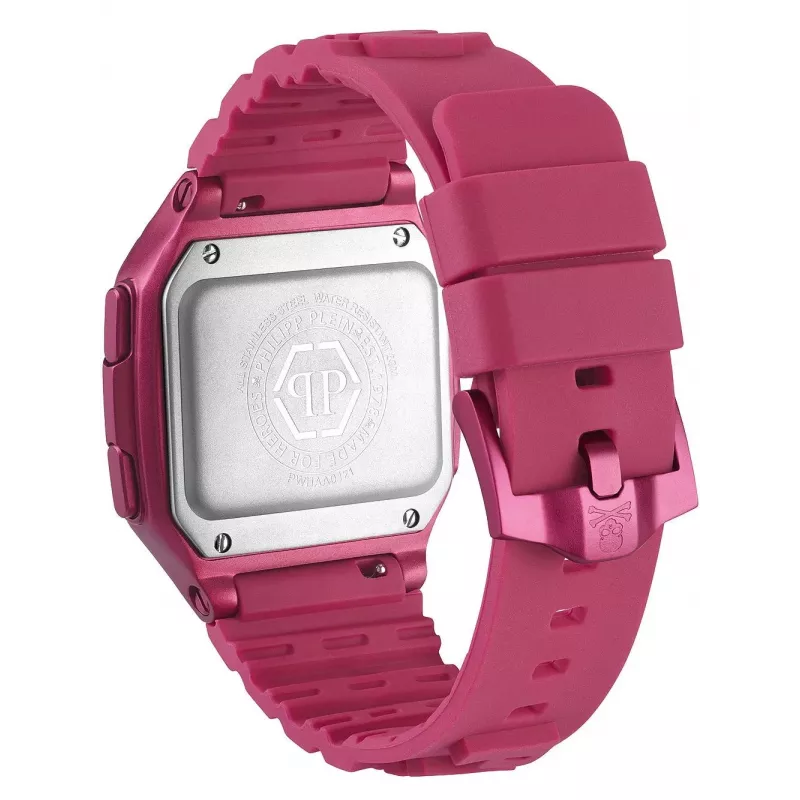 Philipp Plein The $keleton automatisch unisex horloge PWHAA0121 47mm zwart silicone