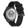 Philipp Plein The Skeleton automatisch herenhorloge PWRAA0923 42mm zwart siliconen