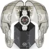 Philipp Plein The Skeleton heren automatisch horloge PWPFA0724 46mm zwart silicone