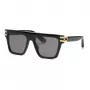 PHILIPP PLEIN unisex zonnebril SPP108M560700 - zwart montuur, grijze glazen, 56 mm