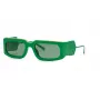 PHILIPP PLEIN unisex zonnebril SPP119M580859 - zwart montuur, grijze glazen, 58 mm