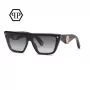 Philipp Plein dames cat-eye zonnebril SPP172S530700 zwart grijs verloop 53 mm