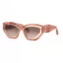 Philipp Plein dameszonnebril SPP099M5506Z8 - zwart acetaat montuur, grijze glazen, 55/18/140 mm
