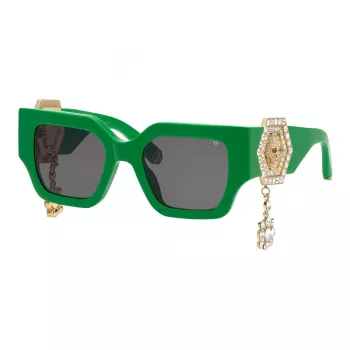 Philipp Plein dameszonnebril SPP103S510D80 zwart grijs verloop 51mm