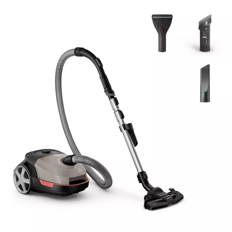 Philips 5000 Series XD5122/10 cilinderstofzuiger, 900W, 4L stofzak, diepzwart