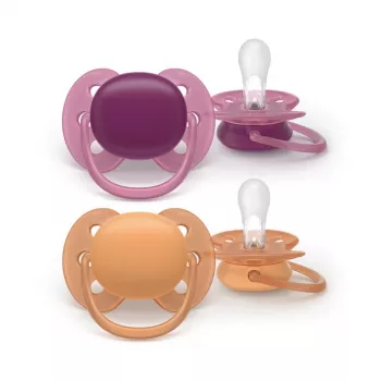 Philips Avent Ultra Soft fopspeen neutraal, 18M+, 2-pack
