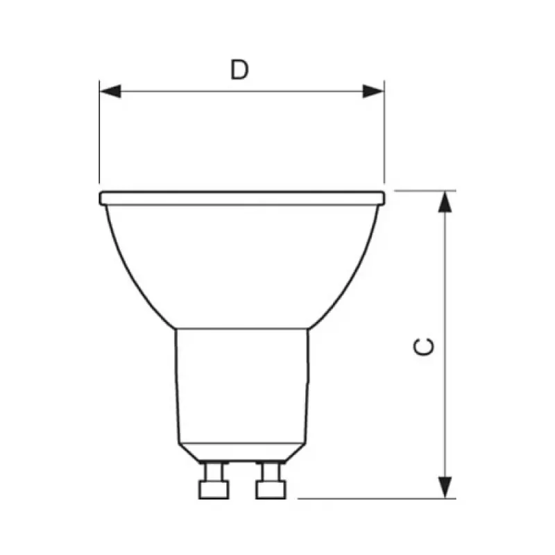 Philips CorePro LED Spot 5-50W GU10 827 36° dimbaar - warmwit
