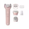 Philips Epilator Series 9000 BRE718/00 draadloze nat- & droogepilator met 32 pincetten, keramische schijven, Opti-Light, 2 snelheden, Li-ion-accu, 40 min gebruikstijd, incl. Optimal-Contact-opzetstuk, opzetstuk voor gevoelige zones, peelinghandschoen