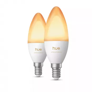 Philips Hue White Ambiance Kaarslamp E14 B39 EU 2-pack