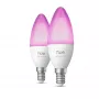 Philips Hue White and Color Ambiance kaarslamp E14 B39 EU 2-pack