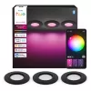Philips Hue White & Color Ambiance Slim Recessed Light S x3 - zwart