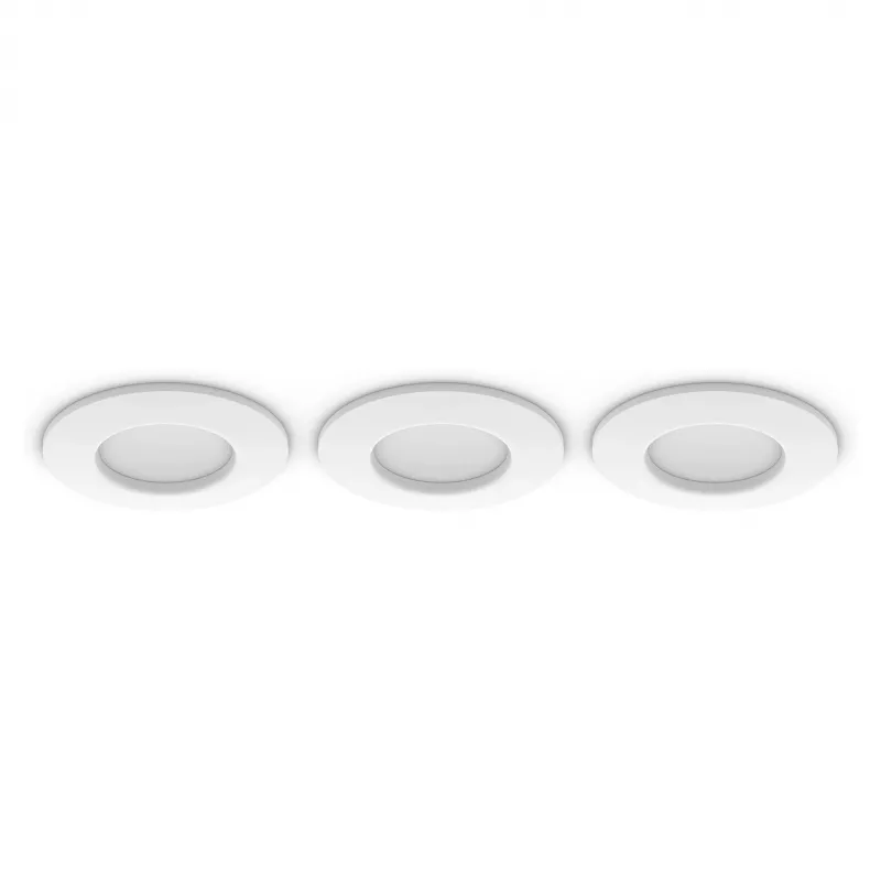 Philips Hue White & Color Ambiance Slim Recessed Light S x3 - wit
