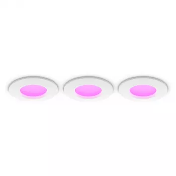 Philips Hue White & Color Ambiance Slim Recessed Light S x3 - wit