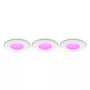 Philips Hue White & Color Ambiance Slim Recessed Light S x3 - wit