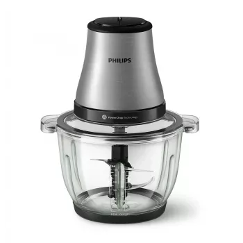 Philips Series 5000 Keukenmachine Chopper HR1504/00, 800 W, 2,1 L Kom, Wit