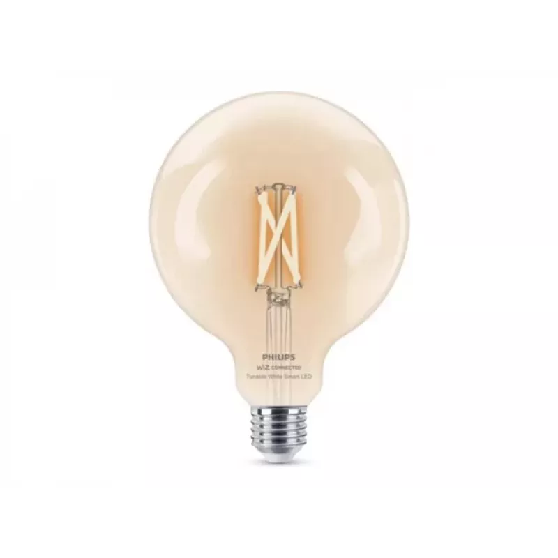 Philips slimme Wi-Fi LED-lamp G125 E27 7W (60W equivalent) tunable white helder