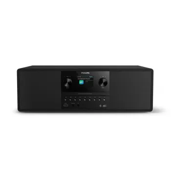 Philips TAM6500/10 micro hi-fi systeem met Bluetooth, CD, USB, FM-radio, zwart