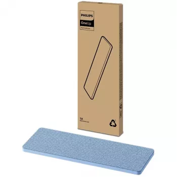 Philips XV1882/10 vervangende wismat – blauwe microvezeldoek voor OneUp stofzuiger (1 verpakking)