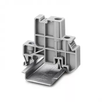 Phoenix 1201413 eindhouder E/UK 1, DIN-railmontage, polyamide, grijs, 9,5 mm breed