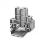 Phoenix 1201413 eindhouder E/UK 1, DIN-railmontage, polyamide, grijs, 9,5 mm breed