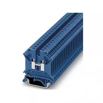 Phoenix 3004388 UK 5 N BU Doorvoerklem, schroefaansluiting, 6 mm², 800 V, 41 A, Blauw