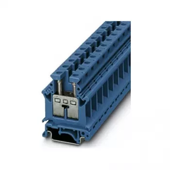 Phoenix 3006056 UK 16 N BU doorvoerklem, schroefaansluiting, 16 mm², 1000 V, 76 A, blauw