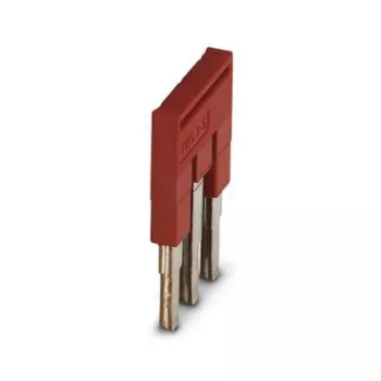 Phoenix 3030174 FBS 3-5 steekbrug, 3-polig, 5,2 mm rastermaat, rood