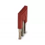 Phoenix 3030174 FBS 3-5 steekbrug, 3-polig, 5,2 mm rastermaat, rood