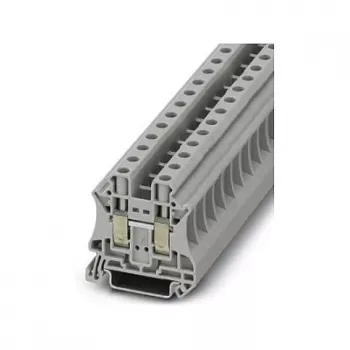 Phoenix 3044160 doorgangsklem UT 10 - schroefaansluiting, 10 mm², grijs