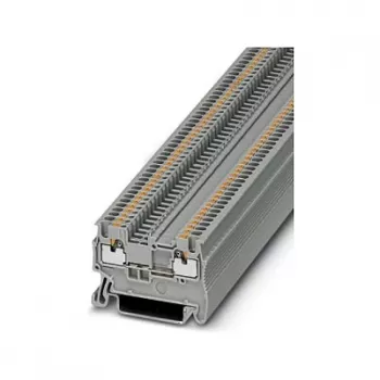 Phoenix 3208100 PT 1,5/S doorgangsklem, Push-in, 1,5 mm², grijs