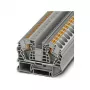 Phoenix 3212138 PT 16 N doorvoerklem, Push-in-aansluiting, 16 mm², 1000 V, 76 A, grijs