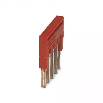 Phoenix 3213043 FBS 5-3.5 steekbrug, 5-polig, 3,5 mm rastermaat, rood
