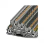 Phoenix 3213949 PTI 2,5-PE/L/L meerlagige rijgklem, Push-in, 3 verdiepingen, 6 aansluitingen, 2,5 mm², 400 V, 24 A, grijs