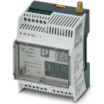 Phoenix Contact 1038567 industriële mobiele modemmodule, 4G LTE, GSM, GPRS, EDGE, DIN-rail, grijs