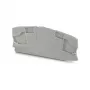 Phoenix Contact D-DTME 6 eindafdekking voor DTME 6 rijgklemmen, grijs, polyamide, UL 94 V0