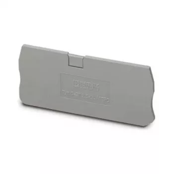 Phoenix Contact D-ST 2,5-QUATTRO Eindafdekking - Grijs, Polyamide, UL 94 V0, 2,2 mm breedte
