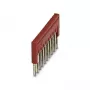 Phoenix Contact FBS 10-3.5 steekbrug, 10-polig, 3,5 mm rastermaat, rood
